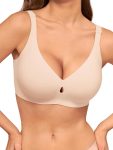 Bras for Women No Underwire Wireless Bras - Seamless Push Up Full Coverage Bralettes Comfortable Everyday Bra
