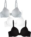 Women's Smooth Cotton T-Shirt Bra - Ultra-Soft, Flexible, and Invisible Under Tees